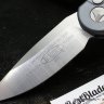 Автоматический нож с кнопкой Microtech LUDT Grey Satin Standart 135-4GY