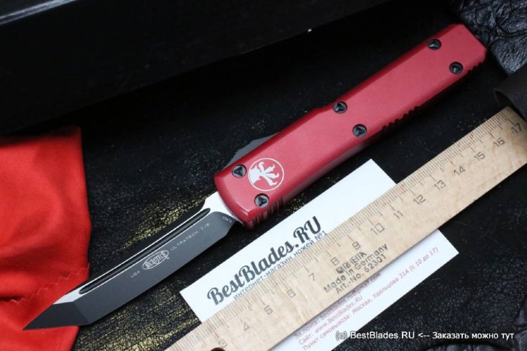 Автоматический выкидной нож Ultratech T/E Contoured Red Standart 123-1 CCRD