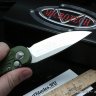 Автоматический нож с кнопкой Microtech LUDT OD Green Standart 135-4OD