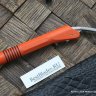 Крутая ручка Microtech Siphon ll Hunter Orange Stainless Steel 401-SS-HO