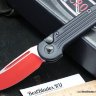 Автоматический нож с кнопкой Microtech LUDT SL Red Standart 135-1